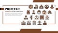 Protect Technology Landing Header Vector