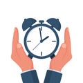 Protect time. Save time concept vector