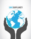 Protect the world concept Royalty Free Stock Photo