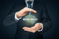 Protect your mental health psychology concept