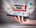 Protect Your Password Royalty Free Stock Photo