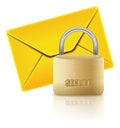 Protected email Royalty Free Stock Photo