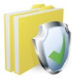 Protected folder document concept Royalty Free Stock Photo