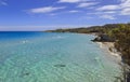 Protected oasis of the lakes Alimini: Turkish Bay or Baia dei Turchi. Just a few kilometers north of Otranto, this coast is one Royalty Free Stock Photo