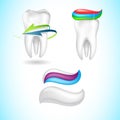 Protected tooth 3d icon