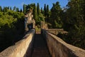 On the walls of the moorish Gibralfaro castle, Malaga