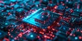 Protecting digital data with secure login verification against cyber attacks and breaches. Concept