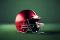 American Football Helmets. Generative ai illustration. Royalty Free Stock Photo