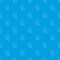 Protecting player pattern vector seamless blue