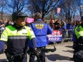 Protecting Protesters, NYPD, Community Affairs, Bike Squad, March for Our Lives, Columbus Circle, NYC, NY, USA