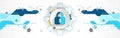 Protection background. Technology security, encode and decrypt Royalty Free Stock Photo