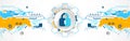 Protection background. Technology security, encode and decrypt Royalty Free Stock Photo