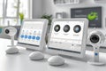 Protection at the boundary of security infrastructure uses learning security systems to integrate cameras with timely alerts for d