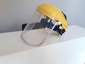 Protection for COVID-19, helmet used to welcome customers, office workers, ....