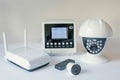Protection with defense mechanisms secures homes from breaches, using camcorders for smart residential security and remote surveil