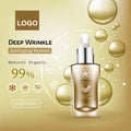 protection drops foam woman face fashion display woman advertisement lipstick moisturizer isolated luxury skin care