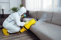 pesticide sofa exterminator cockroach control termite uniform kill pest insect. Generative AI.