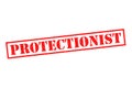 PROTECTIONIST Rubber Stamp Royalty Free Stock Photo