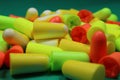 Protective ear plugs Royalty Free Stock Photo