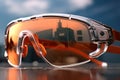 Protective eyewear with UVblocking coatings for ou