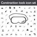 Protective goggles icon. Constraction tools icons universal set for web and mobile Royalty Free Stock Photo