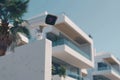 Protective measures in automated network administration ensure shatterproof security, monitored by cameras with wired network syst