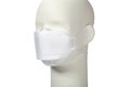 Protective medical mask on a mannequin head