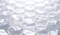Protective Plastic Bubble Wrap Close-up Texture Royalty Free Stock Photo