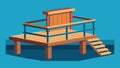 Protective Railings Sy railings surrounding the sauna to provide support and prevent users from accidentally falling off Royalty Free Stock Photo