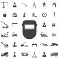 Protective welding goggles icon