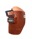 Protective welding mask helmet Royalty Free Stock Photo