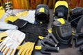 Protective workwear for welding Royalty Free Stock Photo
