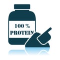 Protein Conteiner Icon Royalty Free Stock Photo
