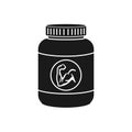 Protein Powder Container Vector Royalty Free Stock Photo