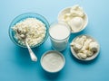 Protein products: cheese, cream, milk, eggs.