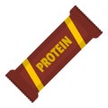 Protein Snack icon, flat style.