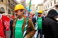 Protest action in Rome