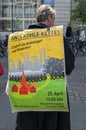 Protest against brown coal mining in Germany