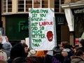 Protest against education cuts in UK