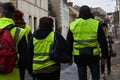 Protest against the french government