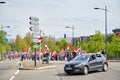 Protest against fusion of Alsace region with Lorraine and Champagne-Ardenne