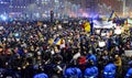 Protest against the government in Bucharest