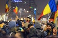 Protest against the government in Bucharest