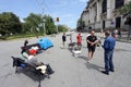 Protest against the government and the chief prosecutor set up barricades on Sofia University St. Kliment Ohridski