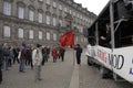 PROTEST AGAINST GOVERNMENT INFRONT PARLIAMENT