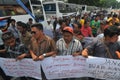 Protest against the government's policy to raise fuel prices