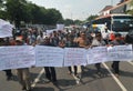 Protest against the government's policy to raise fuel prices