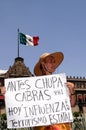 Protest against Mexican government