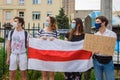Protest against ongoing repressions in Belarus and call for free and fair elections during upcoming Belarus President election.