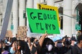 Demonstration for George Floyd in New York City.